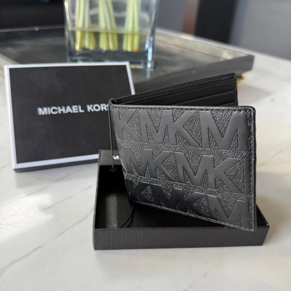 New Michael Kors Andy Slim Billfold Wallet